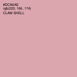 #DCA6AE - Clam Shell Color Image